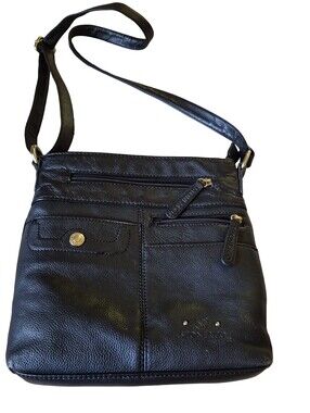 Stone & Co. Leather Black Crossbody Bag